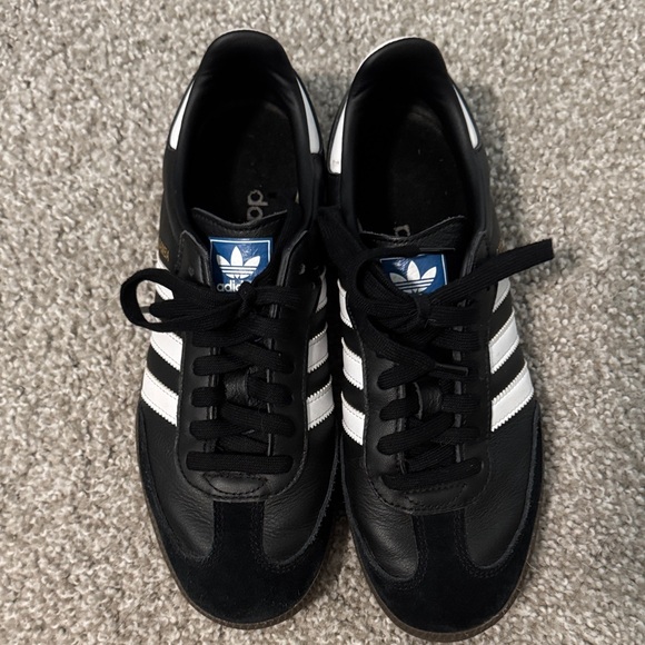Adidas Women’s Black and White Classic Sneakers - Picture 1 of 7